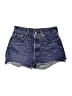 Levi's 100% Cotton Blue Denim Shorts Size 25 waist - photo 1