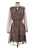 Gilli 100% Polyester Animal Print Brown Casual Dress Size S - photo 1