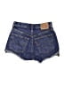 Levi's 100% Cotton Blue Denim Shorts Size 25 waist - photo 2