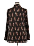 JM Collection 100% Polyester Paisley Black Long Sleeve Blouse Size 3X - photo 2