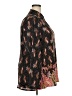 JM Collection 100% Polyester Paisley Black Long Sleeve Blouse Size 3X - photo 4