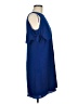 CeCe Solid Blue Casual Dress Size 8 - photo 4