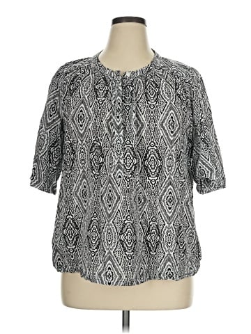 Caffé Marrakesh Short Sleeve Blouse (view 1)