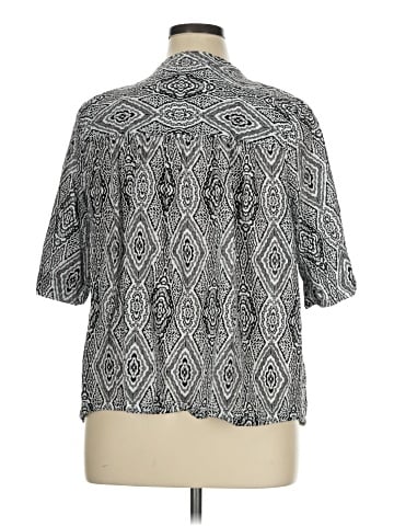 Caffé Marrakesh Short Sleeve Blouse (view 2)