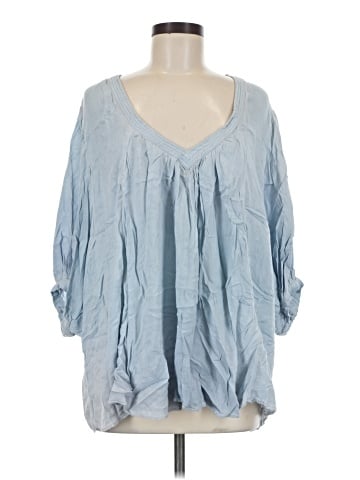 Free People 3/4 Sleeve Blouse (view 1)