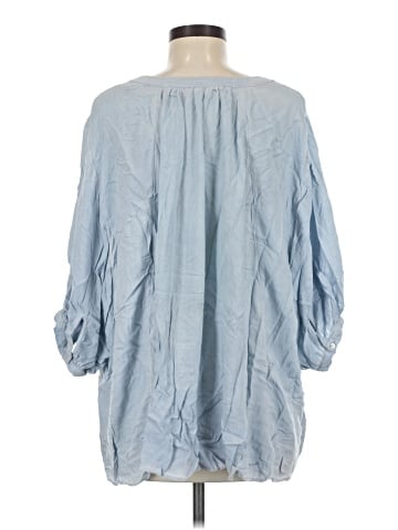 Free People 3/4 Sleeve Blouse (view 2)