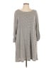 Apt. 9 Chevron-herringbone Gray Casual Dress Size L - photo 1
