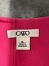 Cato 100% Polyester Orange Sleeveless Blouse Size XL - photo 7