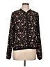 Maurices 100% Recycled Polyester Floral Black Jacket Size L - photo 1