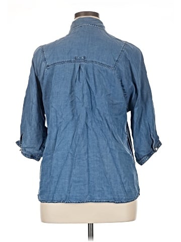 Coldwater Creek 3/4 Sleeve Button-Down Shirt (view 2)