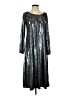 Lularoe Metallic Silver Cocktail Dress Size S - photo 1