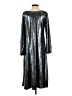 Lularoe Metallic Silver Cocktail Dress Size S - photo 2