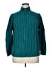 L.L.Bean 100% Cotton Teal Turtleneck Sweater Size 1X - photo 1
