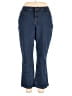 Lee Chevron-herringbone Blue Jeans Size 18W PETITE - photo 1