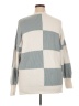BKE Checkered-gingham White Pullover Sweater Size XL - photo 2