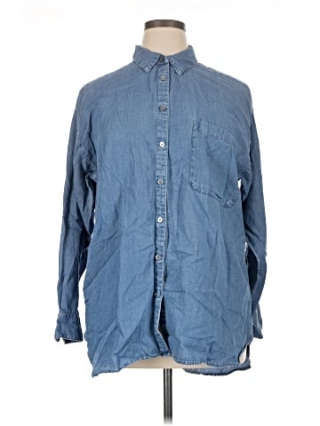 Ann Taylor LOFT Long Sleeve Button-Down Shirt (view 1)