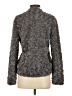 Trouve 100% Polyester Tweed Gray Cardigan Size S - photo 2
