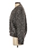 Trouve 100% Polyester Tweed Gray Cardigan Size S - photo 5