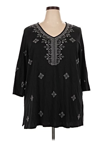 J.Jill 3/4 Sleeve Blouse (view 1)