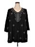 J.Jill Black 3/4 Sleeve Blouse Size 2X - photo 1