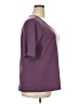 Context Purple Short Sleeve Top Size 3X - photo 4