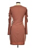 Express Solid Brown Cocktail Dress Size M - photo 2