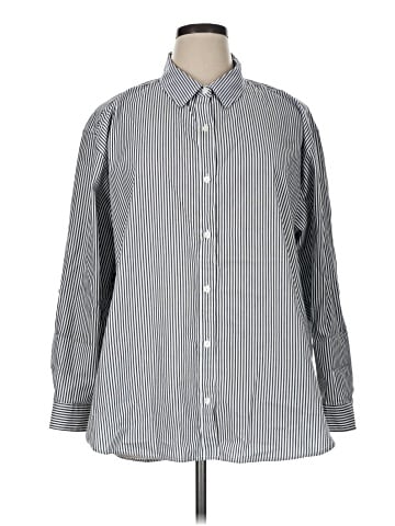 Gloria Vanderbilt Long Sleeve Button-Down Shirt (view 1)