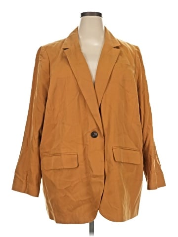 Madewell The Plus Larsen Blazer in Drapeweave (view 1)