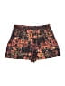Astr 100% Polyester Floral Orange Shorts Size L - photo 2