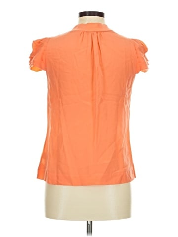 Odille Short Sleeve Silk Top (view 2)