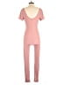 Love J Solid Pink Jumpsuit Size M - photo 2