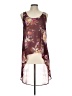 Decree 100% Polyester Burgundy Sleeveless Blouse Size L - photo 1