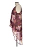 Decree 100% Polyester Burgundy Sleeveless Blouse Size L - photo 5