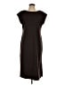 Talbots Solid Brown Casual Dress Size L (petite) - photo 1