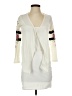 Belle Du Jour 100% Polyester White Cardigan Size S - photo 1