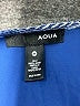 Aqua Print Blue Cocktail Dress Size M - photo 7