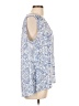 Chaus Blue Sleeveless Blouse Size L - photo 4