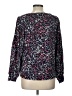 Nic + Zoe Print Blue Pullover Sweater Size L - photo 2
