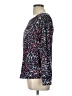 Nic + Zoe Print Blue Pullover Sweater Size L - photo 5