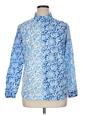 J. McLaughlin Long Sleeve Button-Down Shirt (view 1)