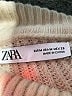 Zara Stripes Tan Turtleneck Sweater Size M - photo 7