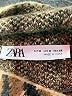 Zara Animal Print Brown Turtleneck Sweater Size M - photo 7