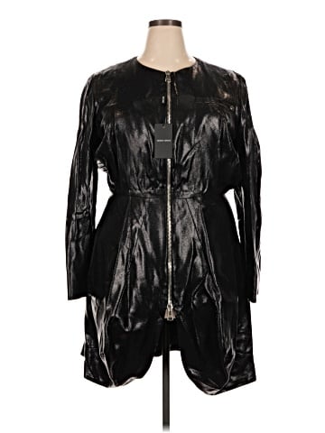 Giorgio Armani Faux Leather Jacket (view 1)