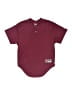 Nike 100% Polyester Burgundy Short Sleeve Henley Size 8 - photo 1