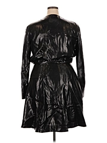 Giorgio Armani Faux Leather Jacket (view 2)
