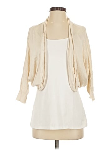 Donna Karan New York Silk Cardigan (view 1)