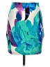 Bebe Print Teal Casual Skirt Size XS - photo 1