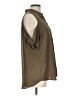 Express 100% Polyester Brown Short Sleeve Blouse Size L - photo 5
