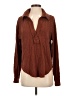 Altar'd State Brown Long Sleeve Blouse Size XS - photo 1