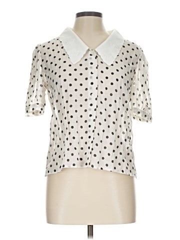 Maje Short Sleeve Blouse (view 1)